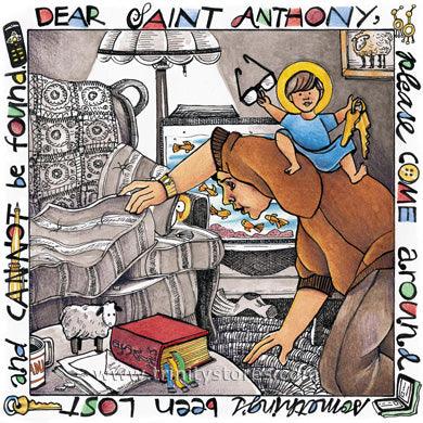 Jun 13 - St. Anthony of Padua artwork by Br. Mickey McGrath, OSFS. - trinitystores