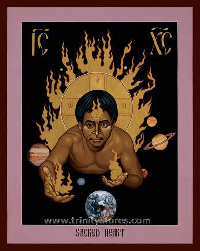 Jun 16 - Our Lady of the Sacred Heart icon by Br. Robert Lentz, OFM. - trinitystores
