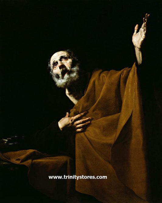 Jun 28 - Penitent St. Peter - by Museum Religious Art Classics. - trinitystores