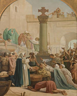 St. Genevieve Distributing Bread to Poor During Siege of Paris