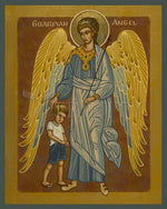 Guardian Angel with Boy