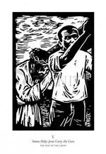 Traditional Stations of the Cross 05 - Simon Helps Carry the Cross