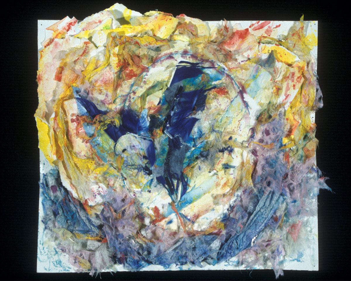 Wall Frame Espresso - Eagle with Pipe Over Water by Fr. Bob Gilroy, SJ - Trinity Stores