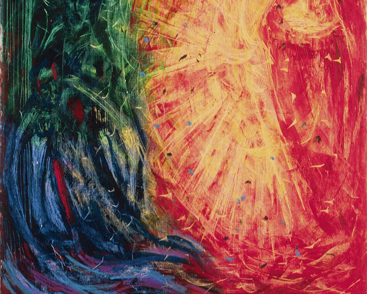 Wall Frame Espresso - Gleam Of Glory by Fr. Bob Gilroy, SJ - Trinity Stores