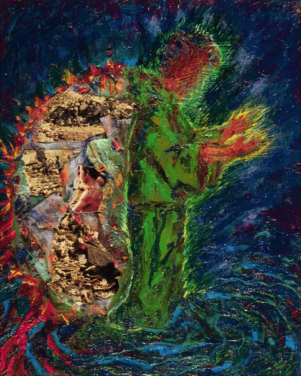 Wall Frame Espresso - In The Wilderness by Fr. Bob Gilroy, SJ - Trinity Stores