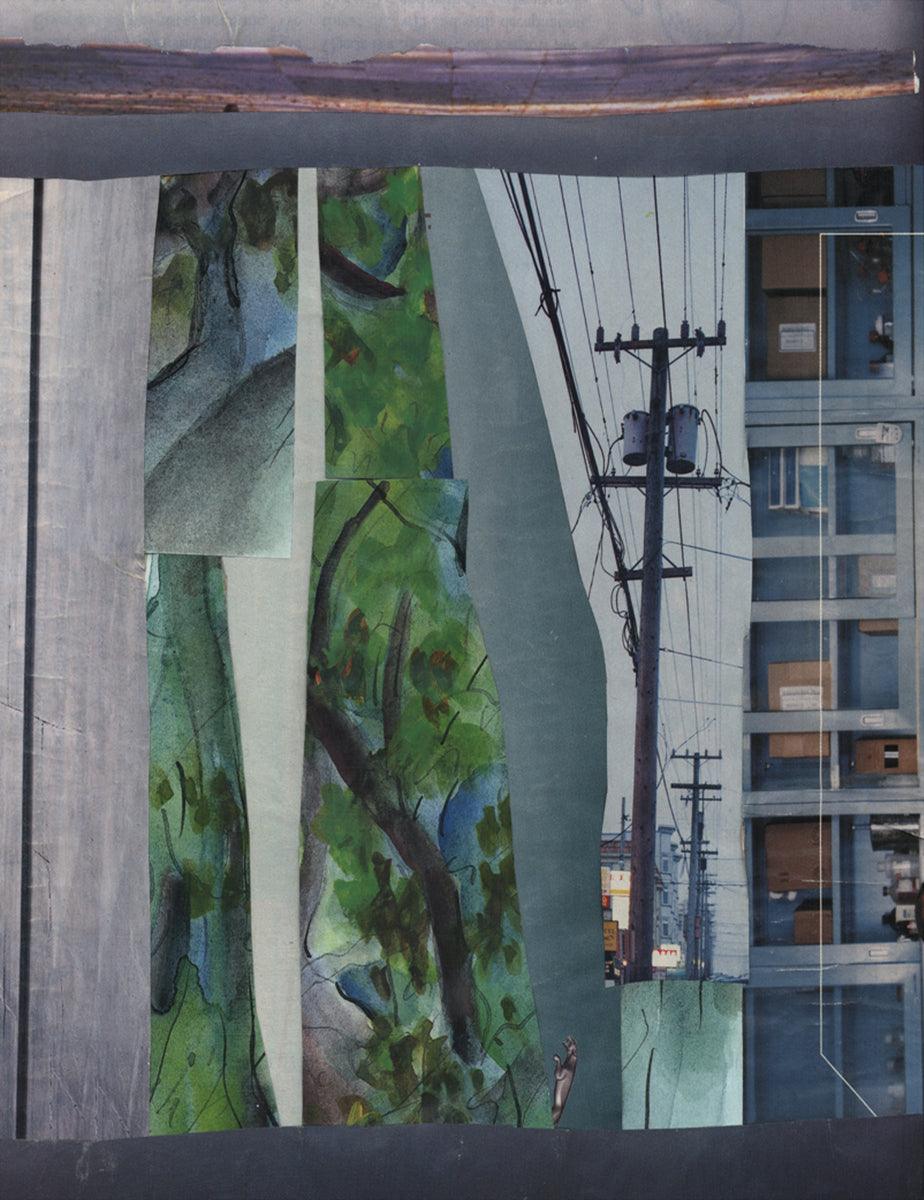 Wall Frame Espresso - Lines in Blue by Fr. Bob Gilroy, SJ - Trinity Stores