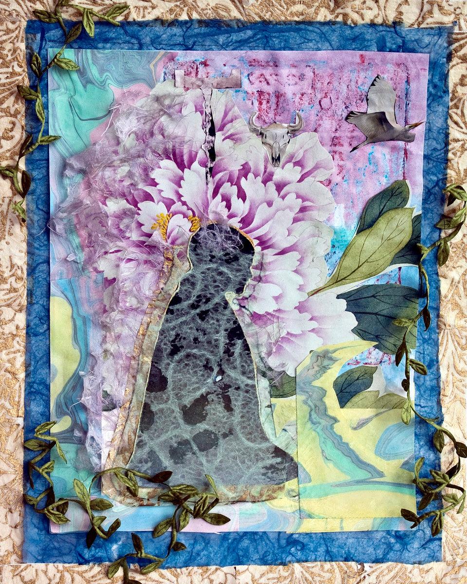 Wall Frame Espresso - Meditating Monk by Fr. Bob Gilroy, SJ - Trinity Stores