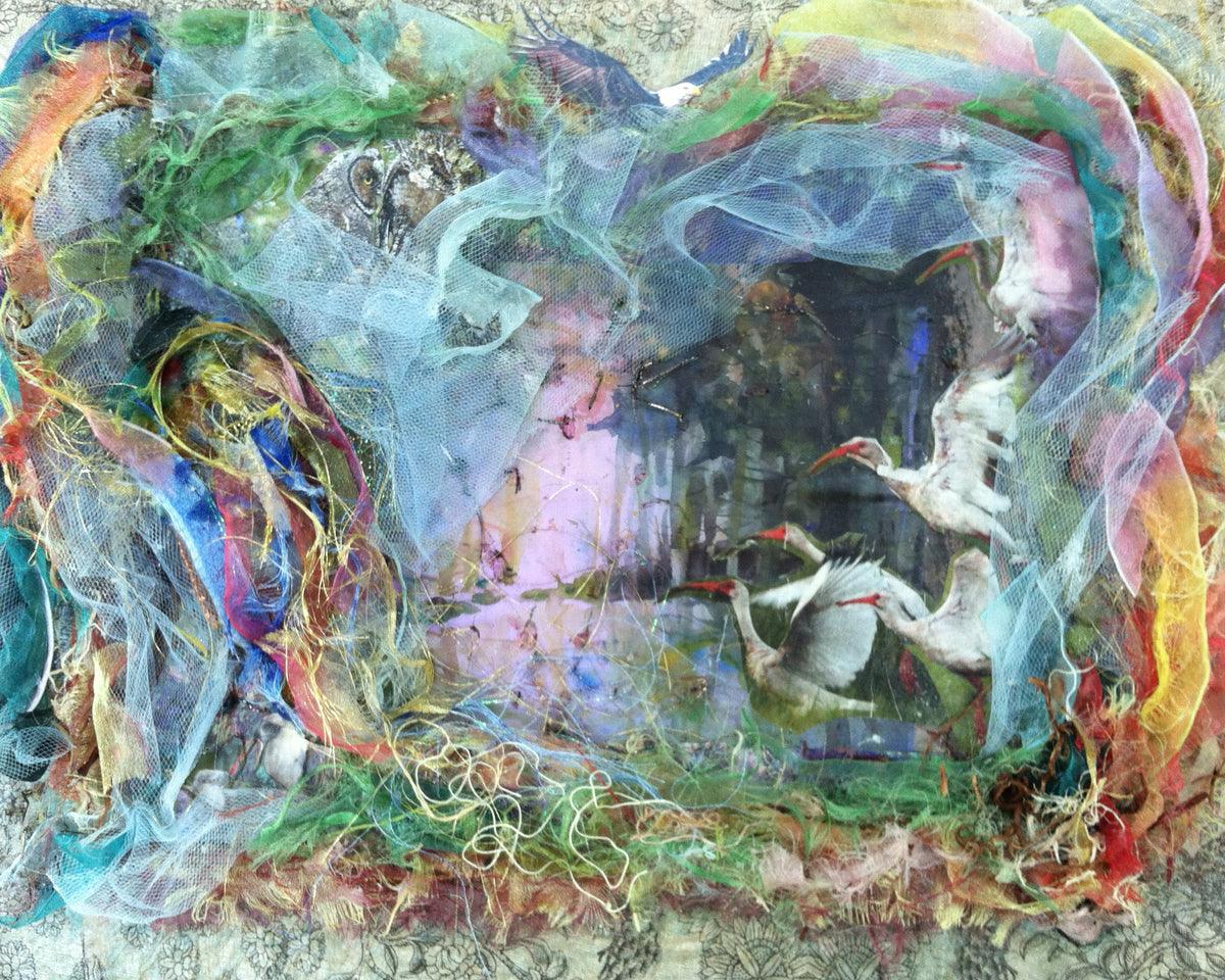 Wall Frame Espresso - Morning Mist Lifting by Fr. Bob Gilroy, SJ - Trinity Stores