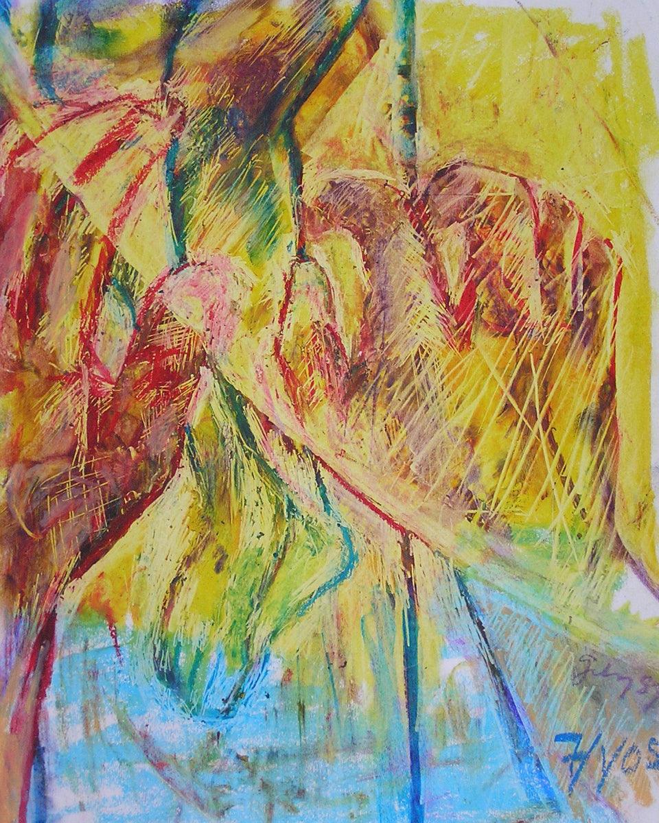 Wall Frame Espresso - Reaching Through the Veil by Fr. Bob Gilroy, SJ - Trinity Stores