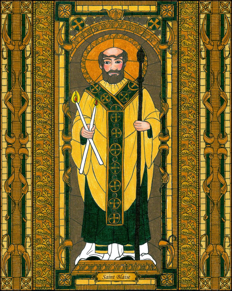 Wall Frame Espresso - St. Blaise by Brenda Nippert - Trinity Stores