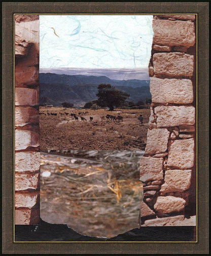 Wall Frame Espresso - Shepherd's Gate by Fr. Bob Gilroy, SJ - Trinity Stores