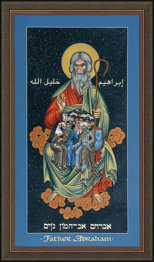 Wall Frame Gold, Matted - Children of Abraham by Br. Robert Lentz, OFM - Trinity Stores