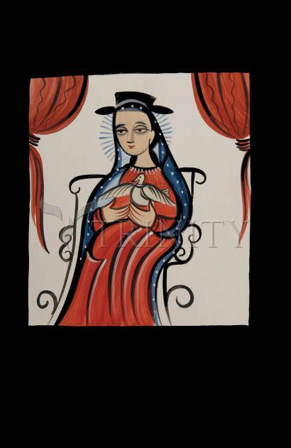 Acrylic Print - Soul of Mary by Br. Arturo Olivas, OFM - Trinity Stores
