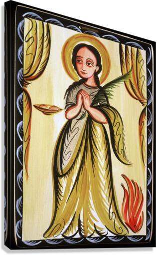 Canvas Print - St. Agatha by Br. Arturo Olivas, OFM - Trinity Stores