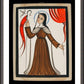 Wall Frame Espresso, Matted - St. Teresa of Avila by Br. Arturo Olivas, OFS - Trinity Stores