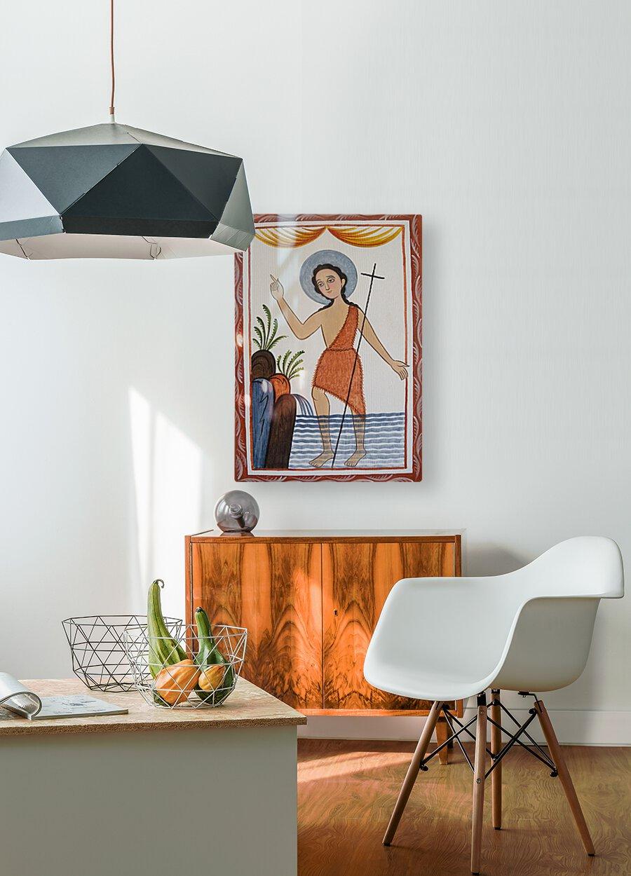 Acrylic Print - St. John the Baptist by Br. Arturo Olivas, OFS - Trinity Stores