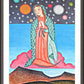 Wall Frame Espresso, Matted - Our Lady of the Cosmos by Br. Arturo Olivas, OFS - Trinity Stores