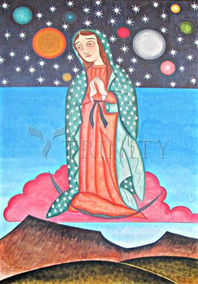 Metal Print - Our Lady of the Cosmos by Br. Arturo Olivas, OFM - Trinity Stores