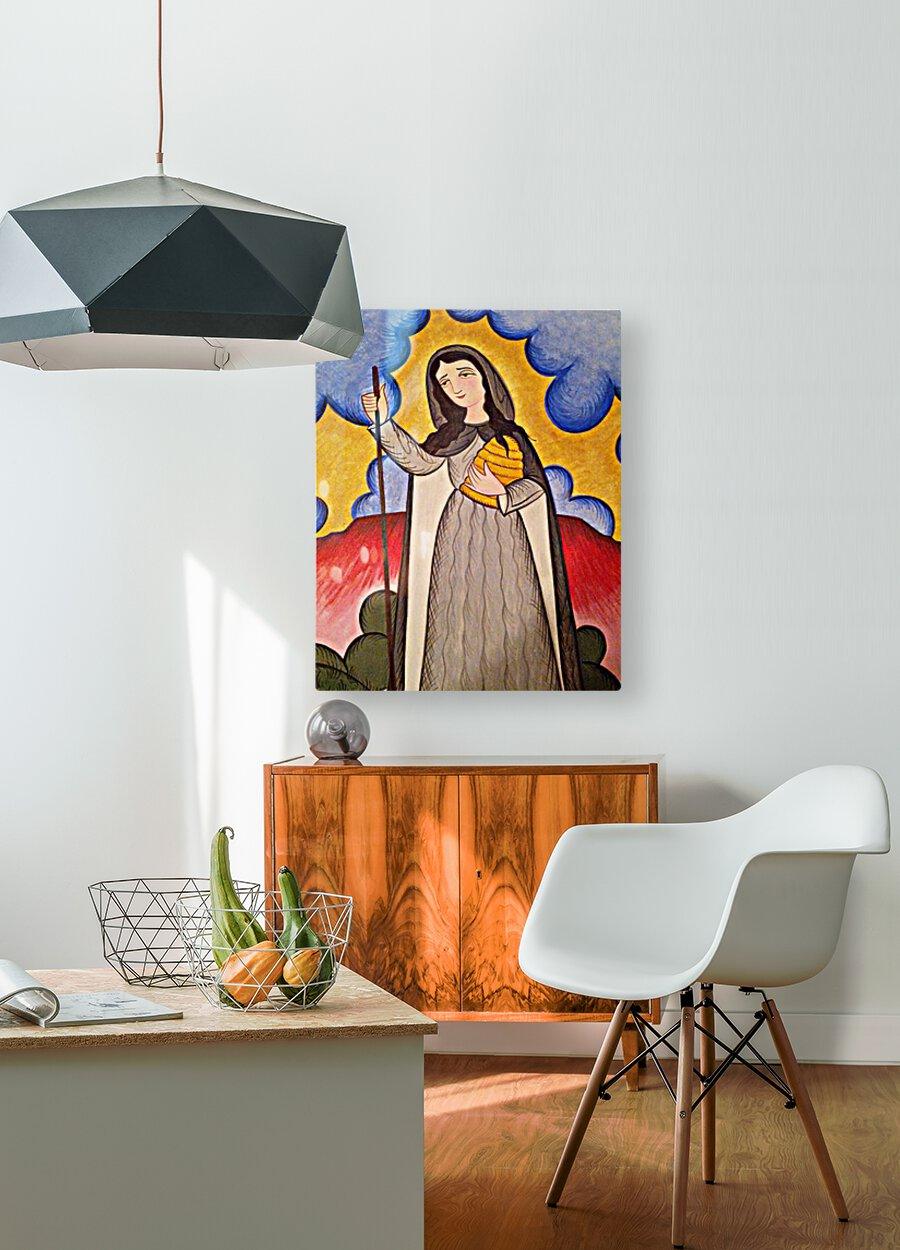 Metal Print - St. Gobnait by Br. Arturo Olivas, OFS - Trinity Stores