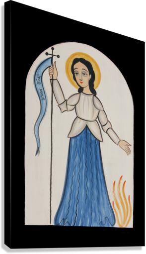 Canvas Print - St. Joan of Arc by Br. Arturo Olivas, OFM - Trinity Stores