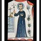 Wall Frame Black, Matted - St. John of God by Br. Arturo Olivas, OFS - Trinity Stores