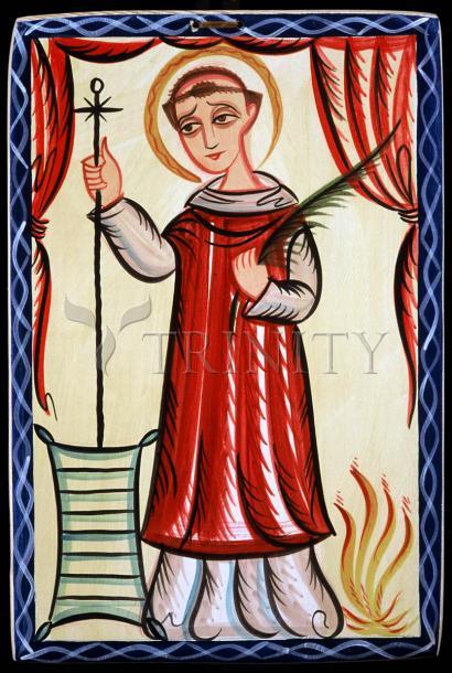 Canvas Print - St. Lawrence by Br. Arturo Olivas, OFS - Trinity Stores