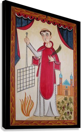 Canvas Print - St. Lawrence by Br. Arturo Olivas, OFM - Trinity Stores
