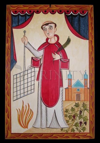 Metal Print - St. Lawrence by Br. Arturo Olivas, OFM - Trinity Stores