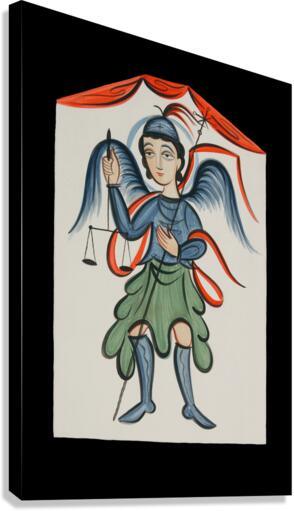 Canvas Print - St. Michael Archangel by Br. Arturo Olivas, OFM - Trinity Stores