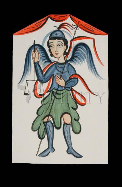 Canvas Print - St. Michael Archangel by Br. Arturo Olivas, OFS - Trinity Stores