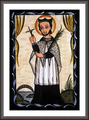 Wall Frame Espresso - St. John Nepomucene by A. Olivas