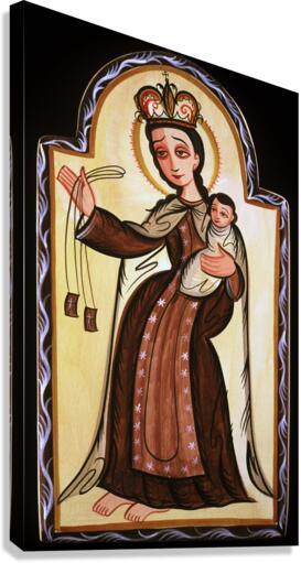 Canvas Print - Our Lady of Mt. Carmel by Br. Arturo Olivas, OFS - Trinity Stores