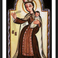 Wall Frame Black, Matted - Our Lady of Mt. Carmel by Br. Arturo Olivas, OFS - Trinity Stores
