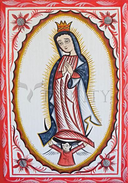 Acrylic Print - Our Lady of Guadalupe by Br. Arturo Olivas, OFS - Trinity Stores