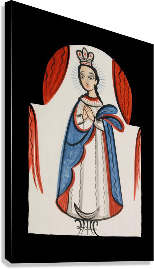 Canvas Print - Our Lady of the Immaculate Conception by Br. Arturo Olivas, OFM - Trinity Stores