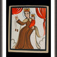 Wall Frame Espresso, Matted - Our Lady of Mt. Carmel by Br. Arturo Olivas, OFS - Trinity Stores
