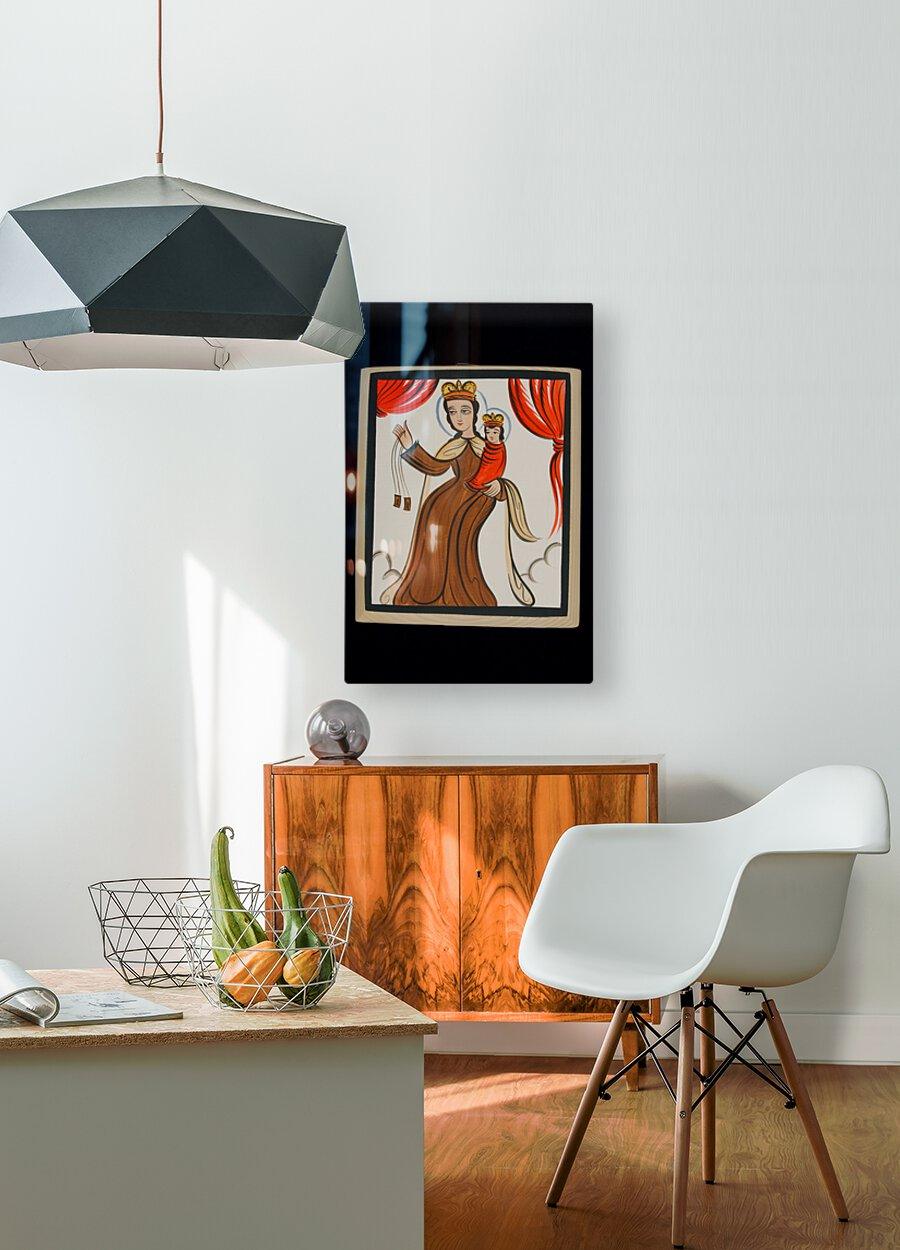 Acrylic Print - Our Lady of Mt. Carmel by Br. Arturo Olivas, OFS - Trinity Stores