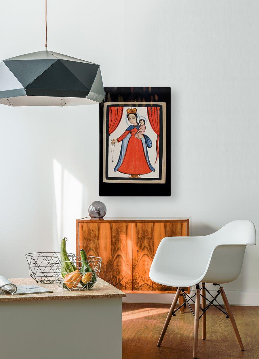 Metal Print - Our Lady of the Rosary by Br. Arturo Olivas, OFS - Trinity Stores