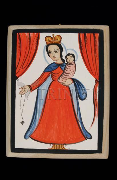 Metal Print - Our Lady of the Rosary by Br. Arturo Olivas, OFS - Trinity Stores