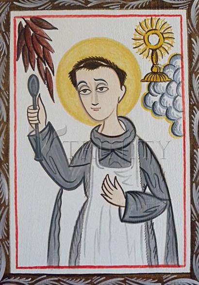 Canvas Print - St. Pascal Baylon by Br. Arturo Olivas, OFS - Trinity Stores