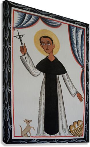 Canvas Print - St. Martin de Porres by Br. Arturo Olivas, OFS - Trinity Stores