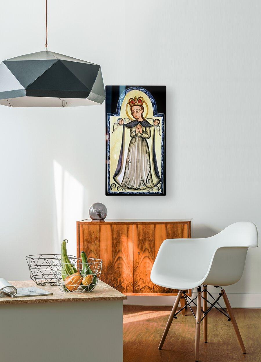 Acrylic Print - Our Lady, Queen of the Angels by Br. Arturo Olivas, OFS - Trinity Stores