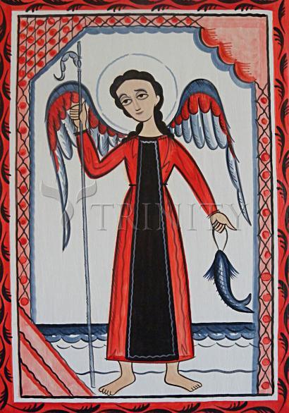 Acrylic Print - St. Raphael Archangel by Br. Arturo Olivas, OFS - Trinity Stores