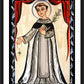 Wall Frame Black, Matted - St. Dominic by Br. Arturo Olivas, OFS - Trinity Stores
