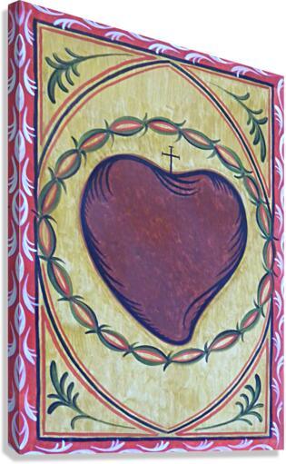 Canvas Print - Sacred Heart by Br. Arturo Olivas, OFS - Trinity Stores