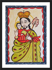 Wall Frame Black - St. Joseph by A. Olivas