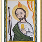 Wall Frame Gold, Matted - St. Jude by Br. Arturo Olivas, OFS - Trinity Stores