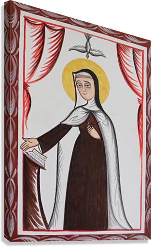 Canvas Print - St. Teresa of Avila by Br. Arturo Olivas, OFM - Trinity Stores