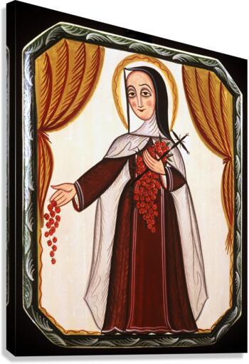Canvas Print - St. Thérèse  of Lisieux by Br. Arturo Olivas, OFS - Trinity Stores