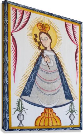 Canvas Print - Virgin of the Macana by Br. Arturo Olivas, OFM - Trinity Stores